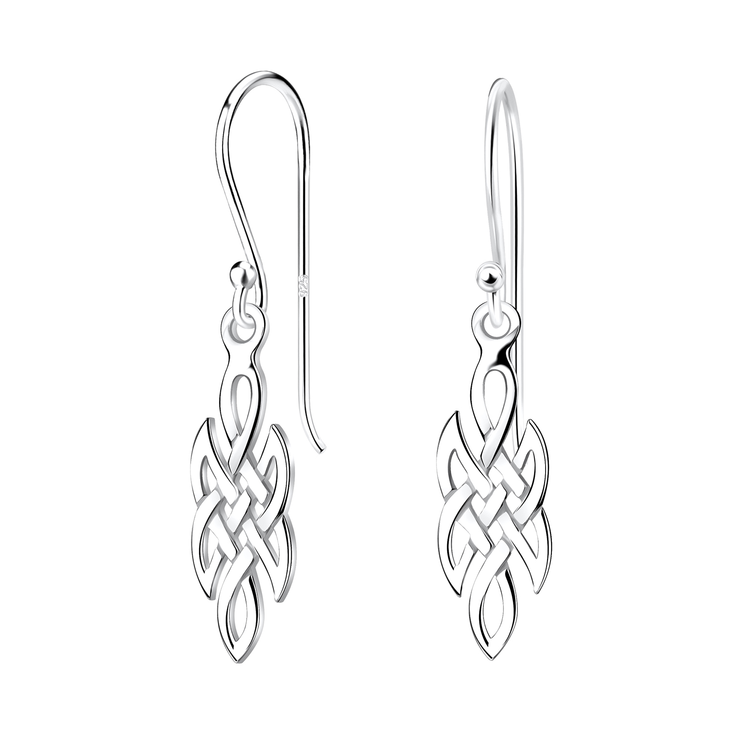 Celtic Knot sterling silver earrings