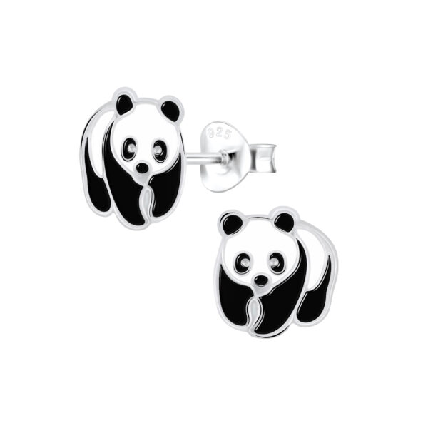 panda stud earrings