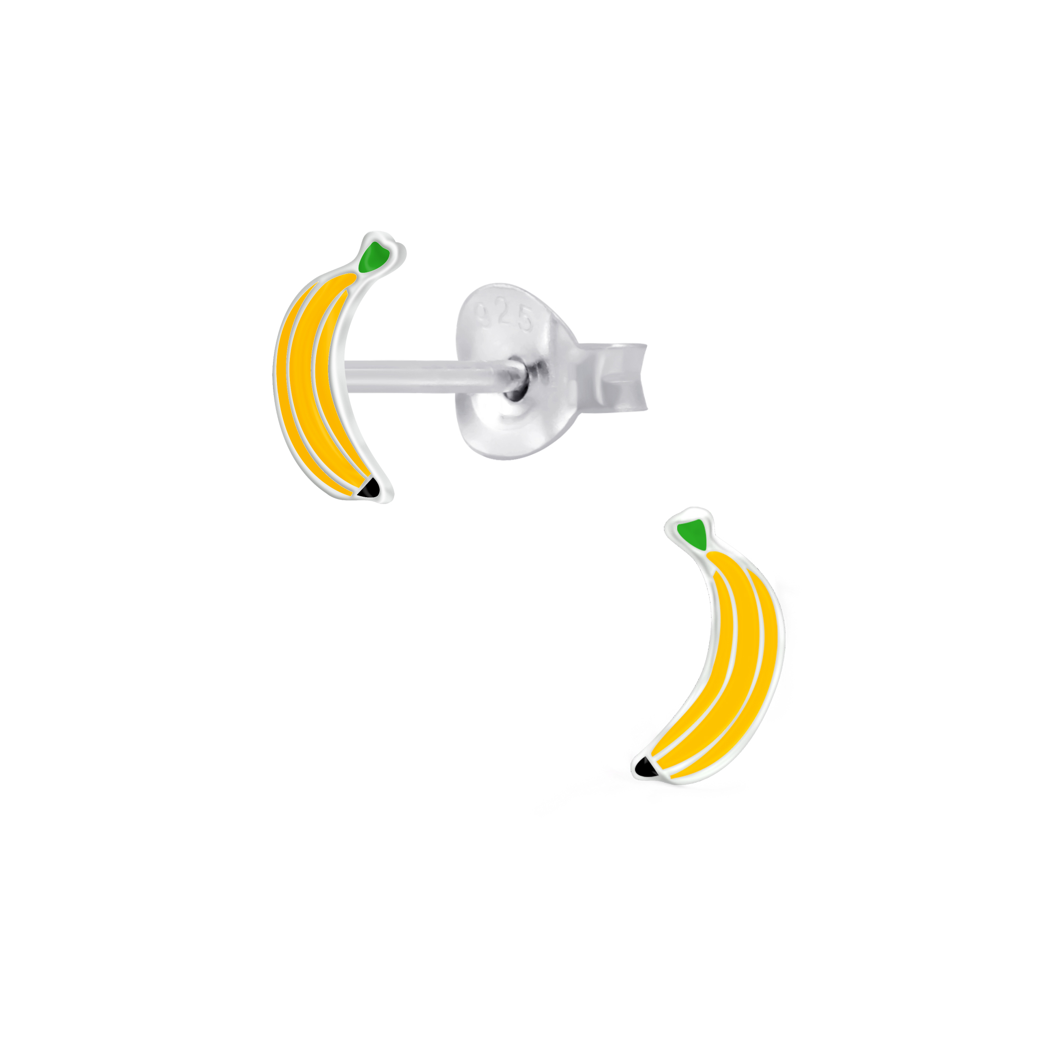 banana post earrings