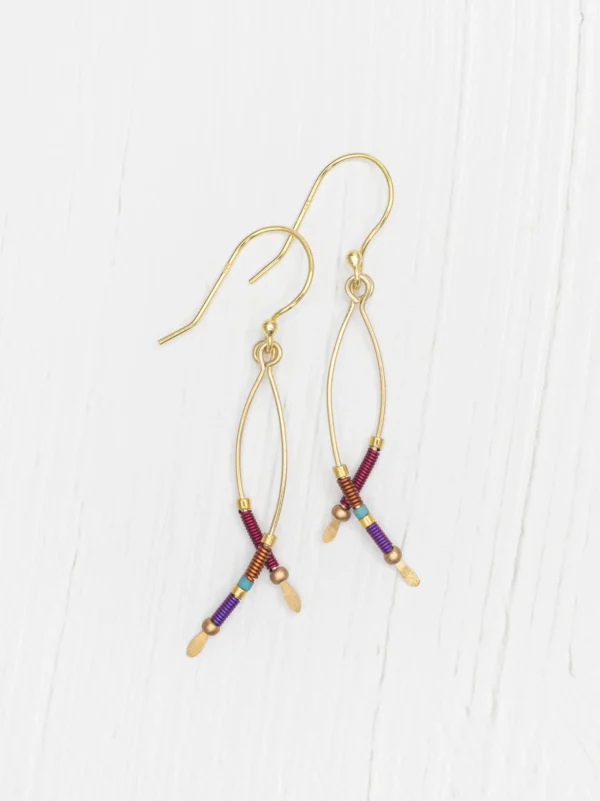 Multicolor Modern Beaded earrings by Holly Yashi