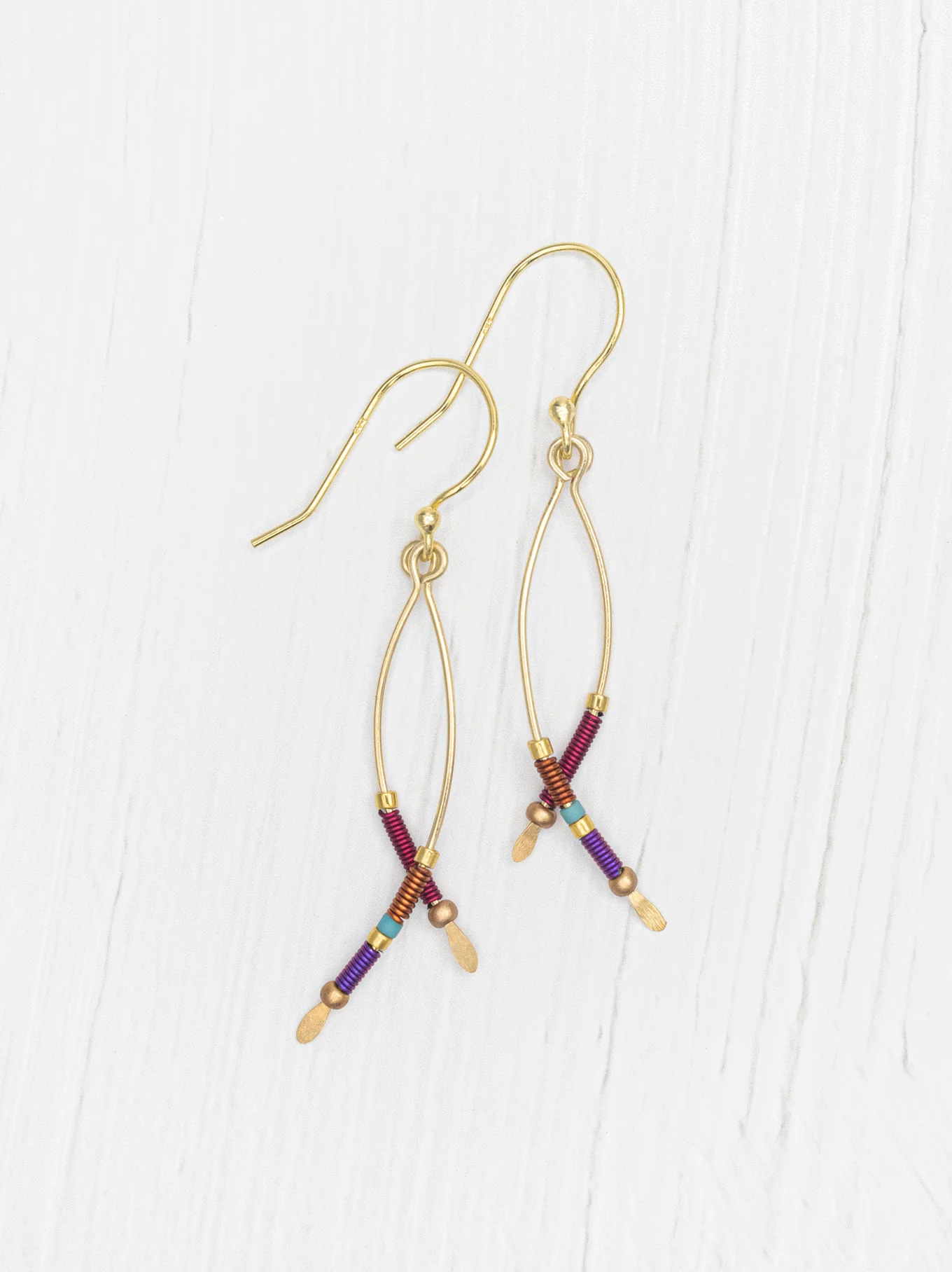 Multicolor Modern Beaded earrings by Holly Yashi