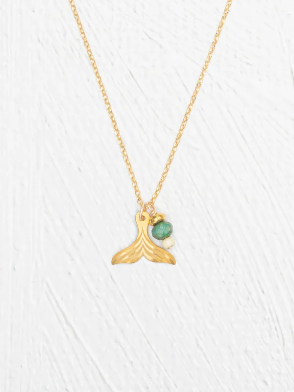 whale tail necklace by Holly Yashi