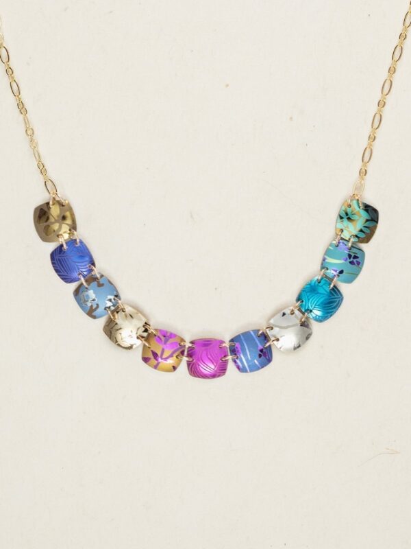Multicolor niobium necklace by Holly Yashi