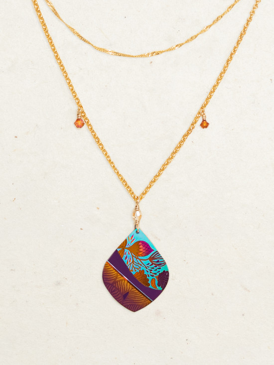 Holly Yashi tropical inspired layered necklace
