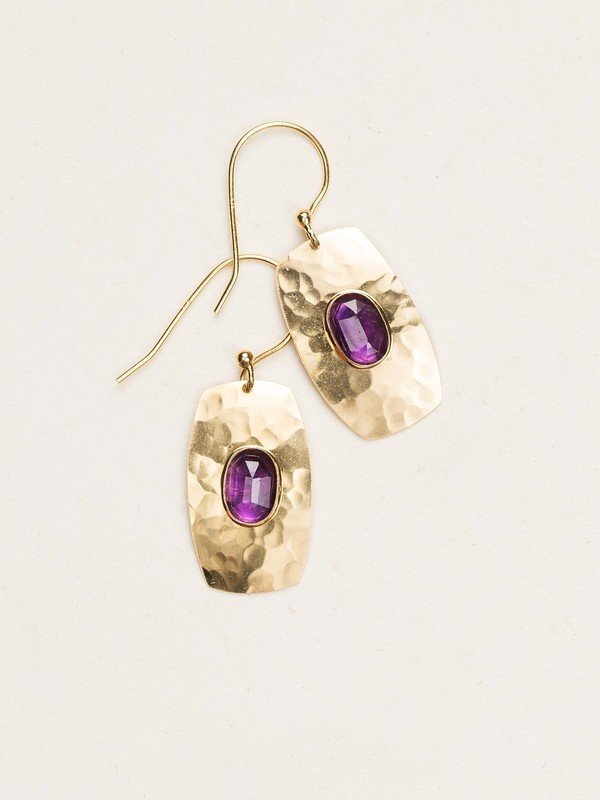 Amethyst earrings by Holly Yashi