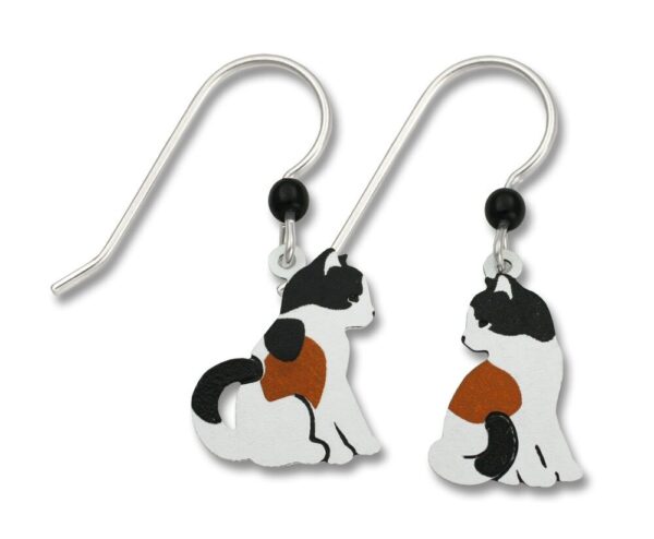 calico cat earrings by Sienna Sky