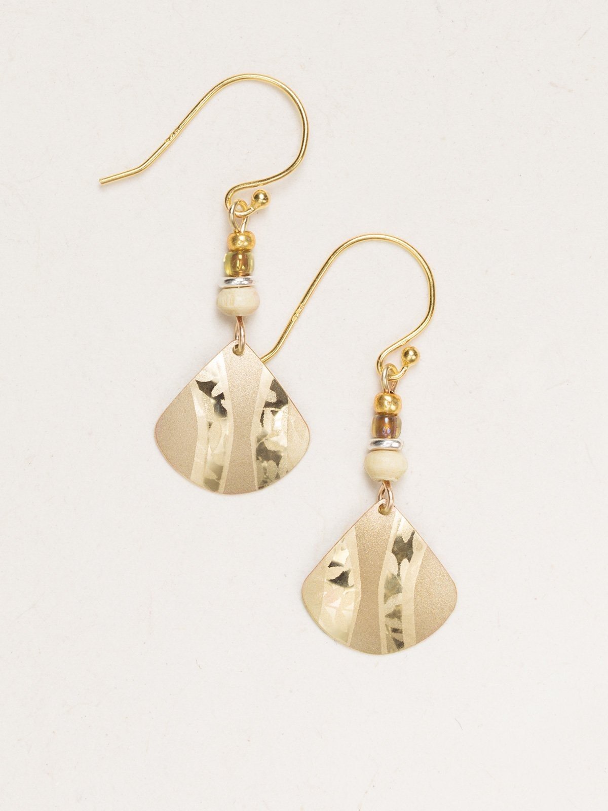 Holly Yashi goldtone earrings
