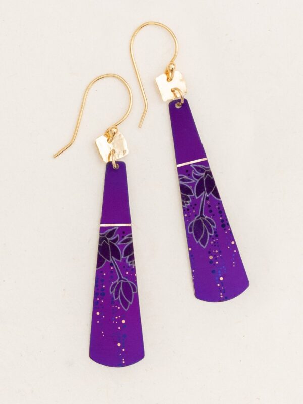 Plum Tula earrings by jewelry designer Holly Yashi
