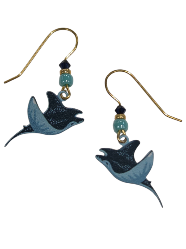 manta ray earrings