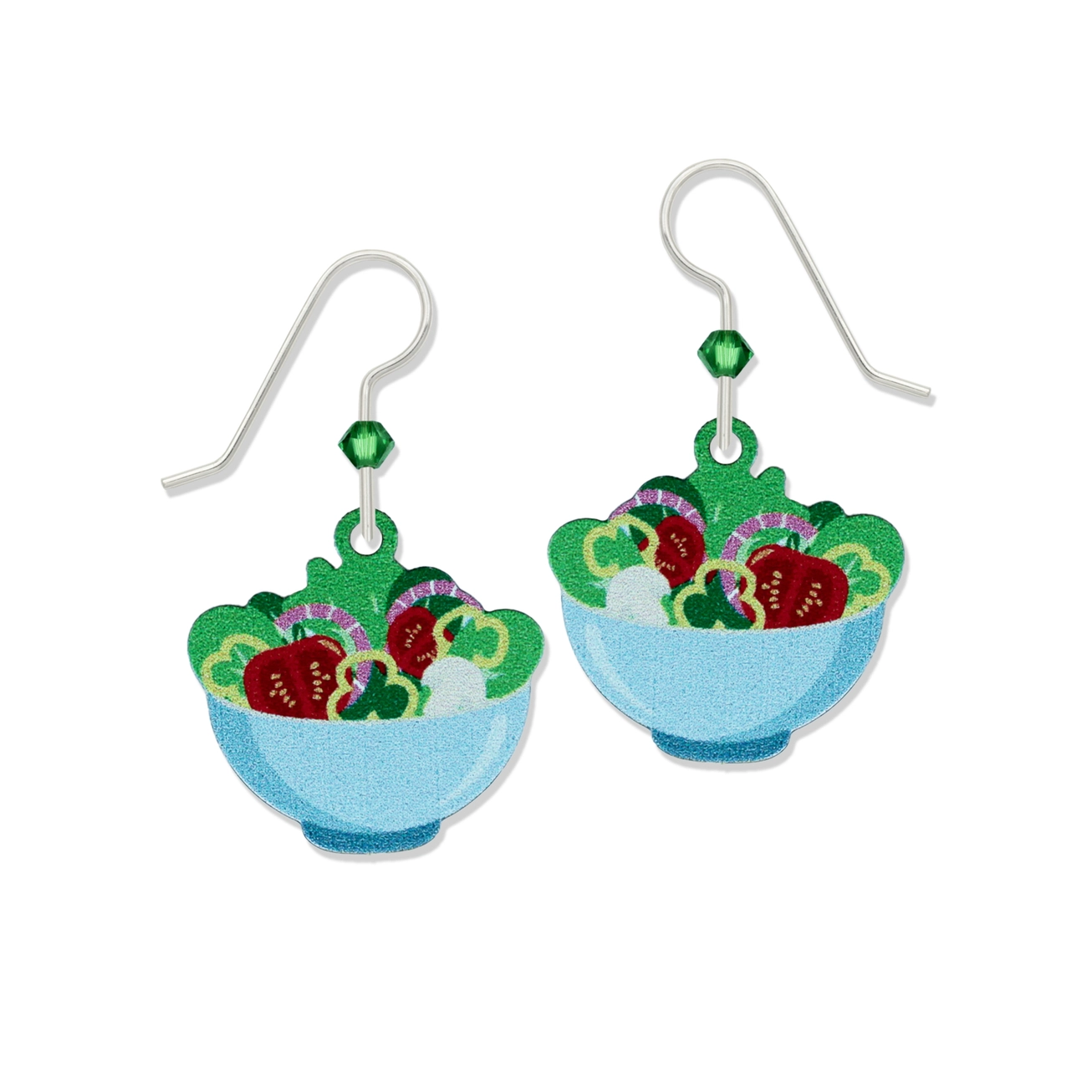 salad earrings