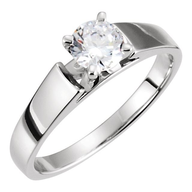 .25 Ct Diamond and 14k white gold engagement ring
