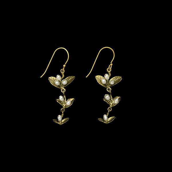 spring vine dangle earrings