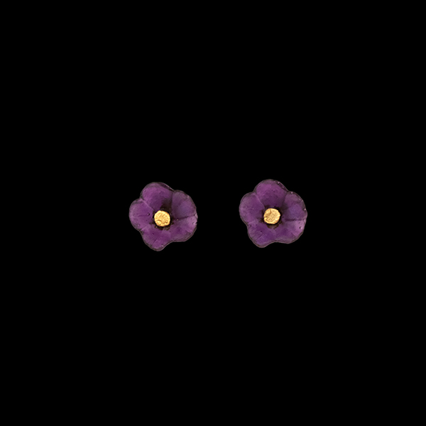 petunia stud earrings