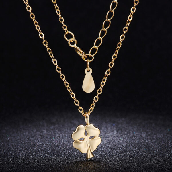 4 leaf clover necklace with clasp