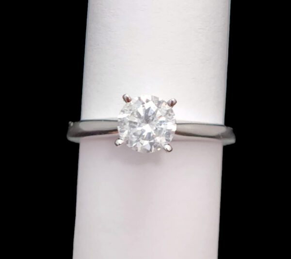 1 CT natural diamond solitaire ring