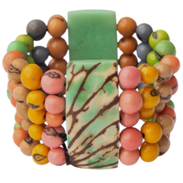 pastel 5 row bracelet