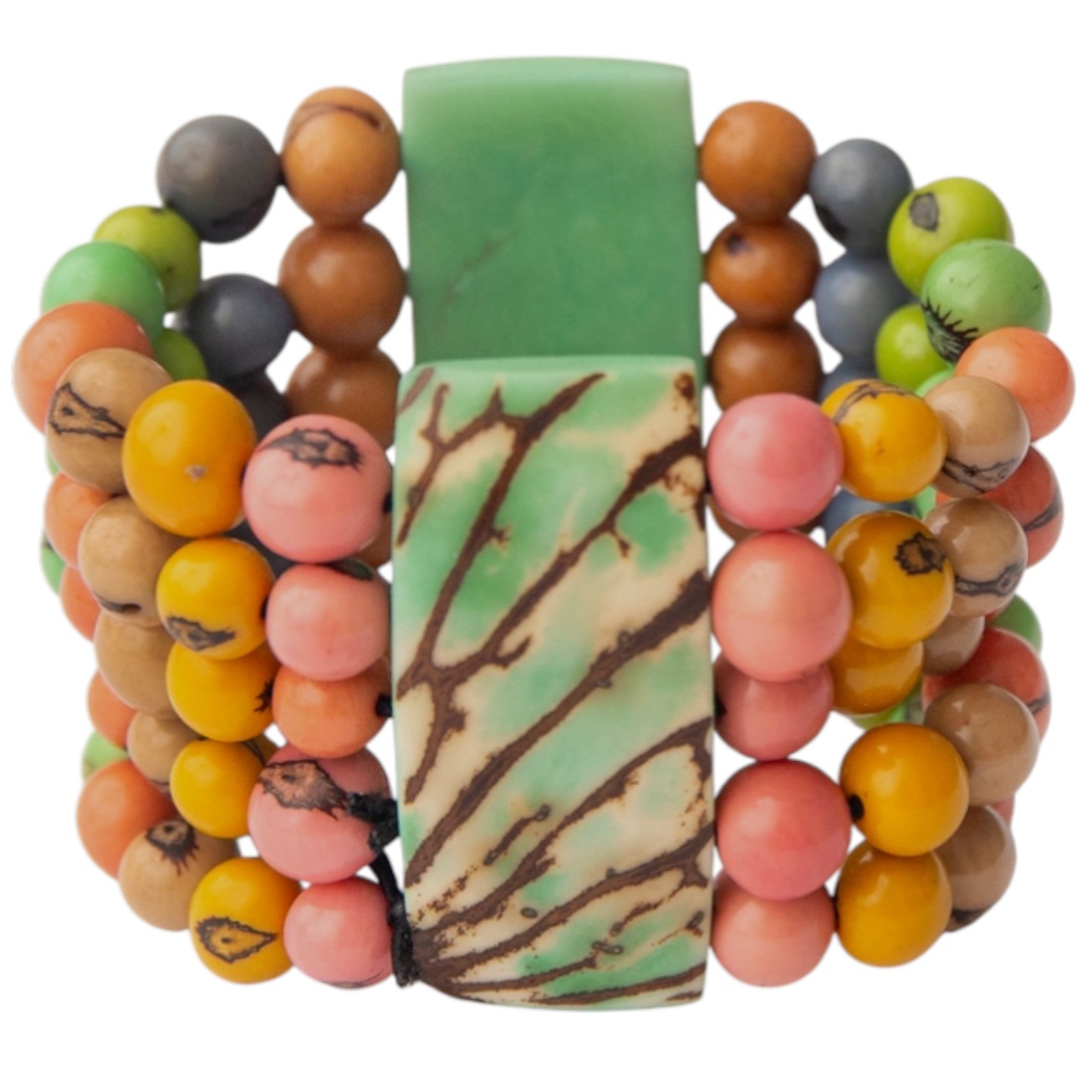 pastel 5 row bracelet