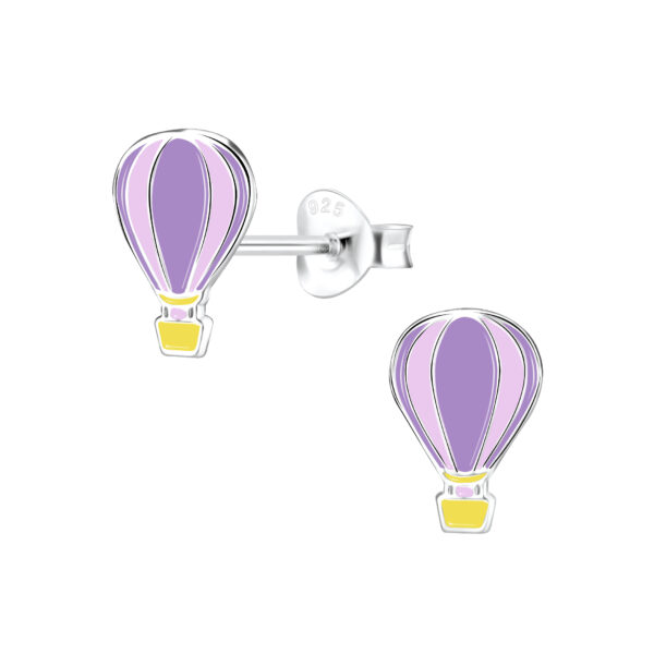 hot air balloon post earrings