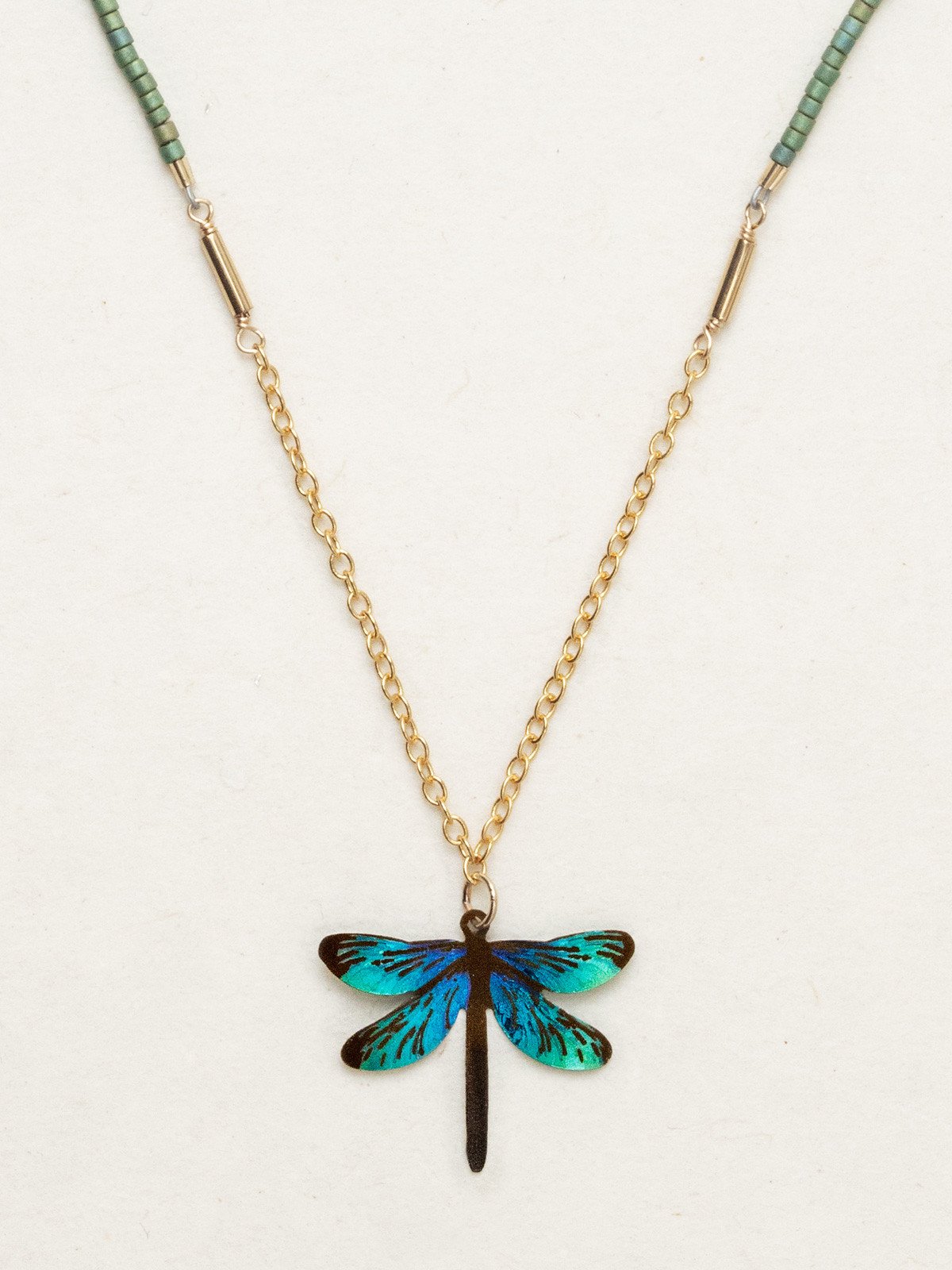 Dragonfly necklace by Holly Yashi