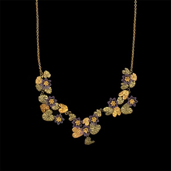 Giverny statement necklace by Michael Michaud