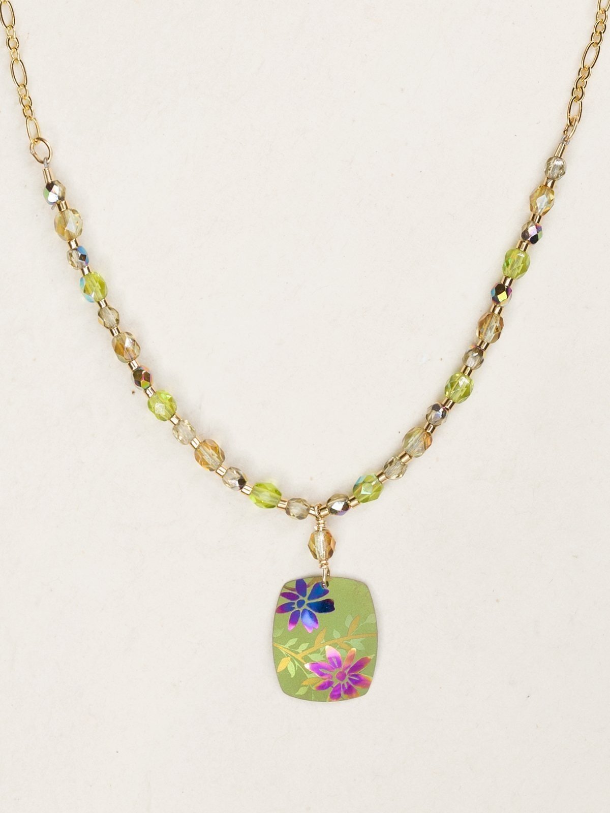 Green Meadow necklace by Holly Yashi