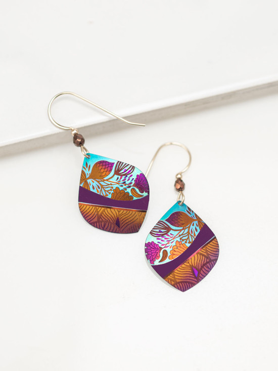 Tropical inspired earrings by Holly Yashi