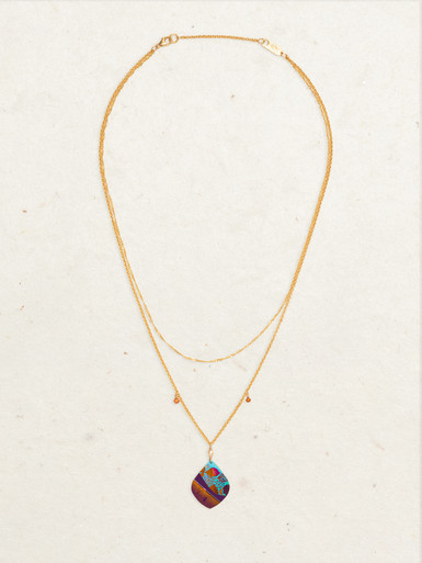 Holly Yashi tropical inspired layered necklace