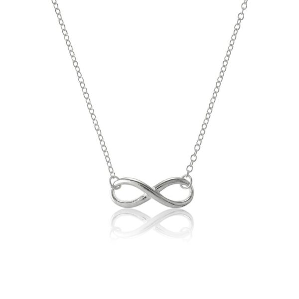 sterling silver infinity necklace