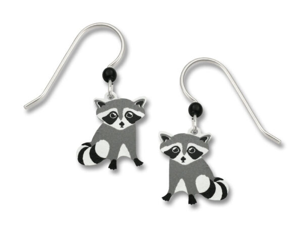raccoon earrings by Sienna Sky for Left Hand Studios