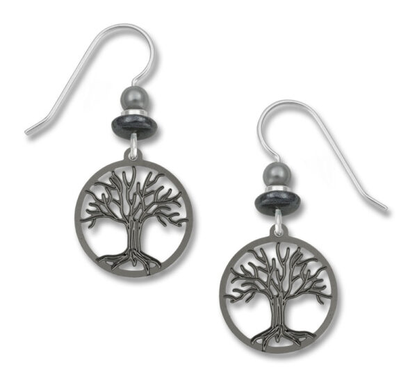 tree of life earrings by Sienna Sky for Left Hand Studios