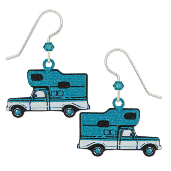 Camper truck earrings