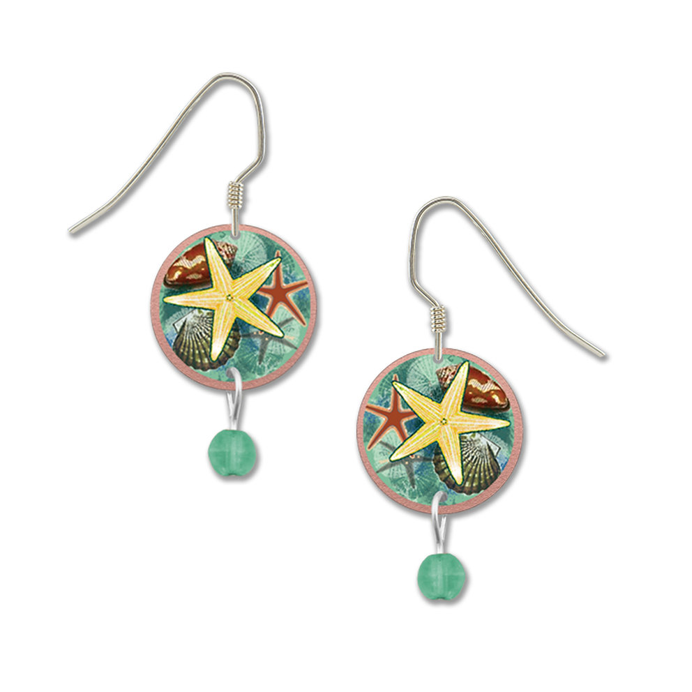 Starfish earrings by Lemon Tree for Left Hand Studios