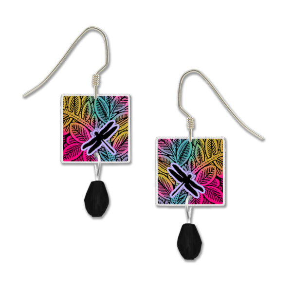 Colorful Dragonfly earrings