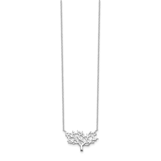 sterling silver tree necklace