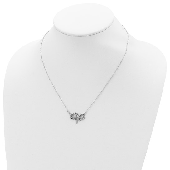 sterling silver tree necklace