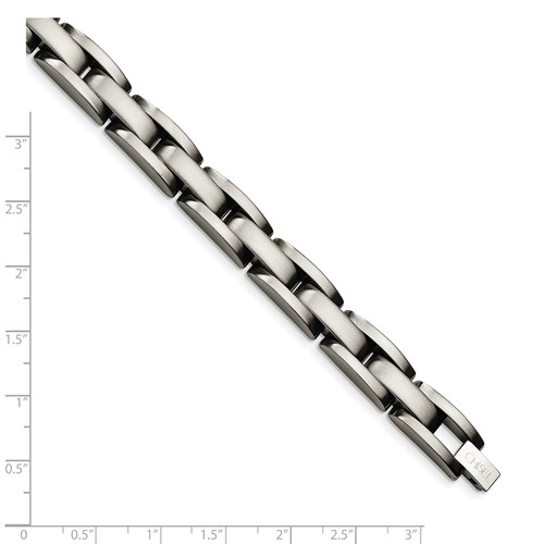 stainless steel bracelet with ruler