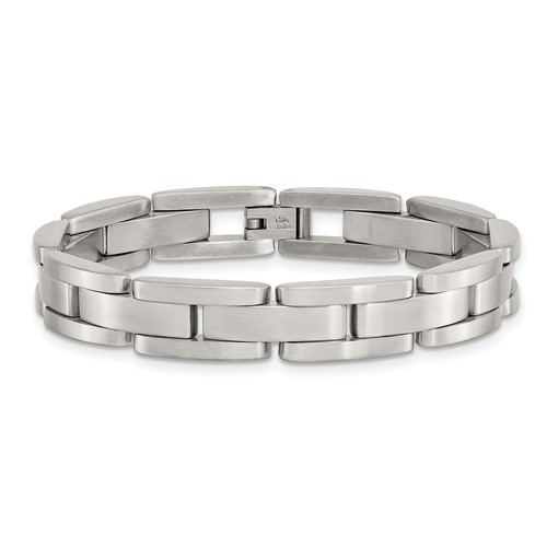 Brushed Finish 8 inch stainless steel bracelet