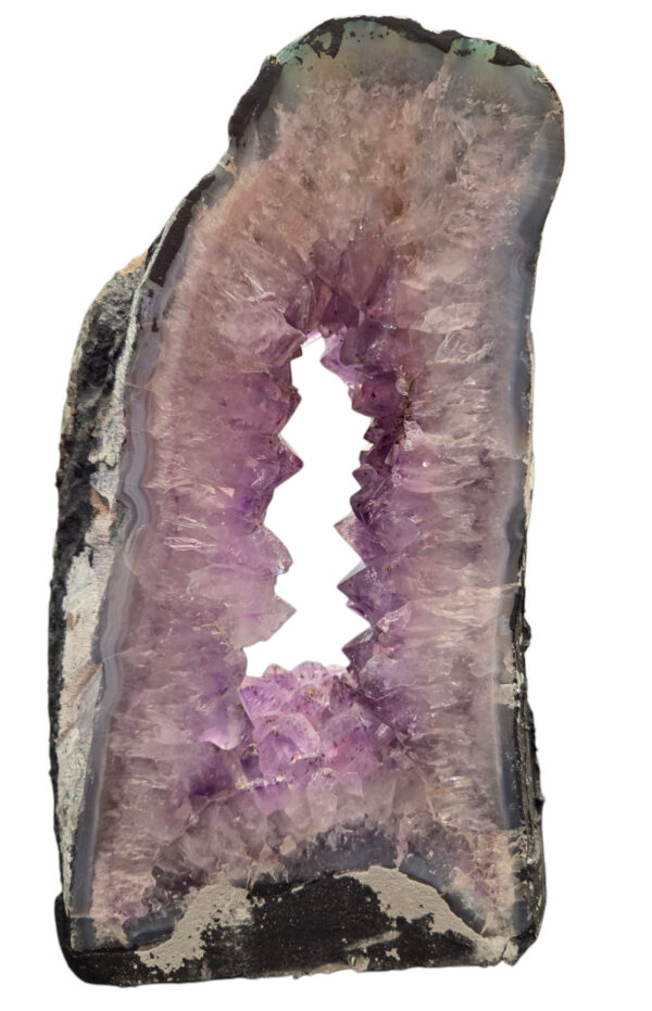 other side of amethyst geode