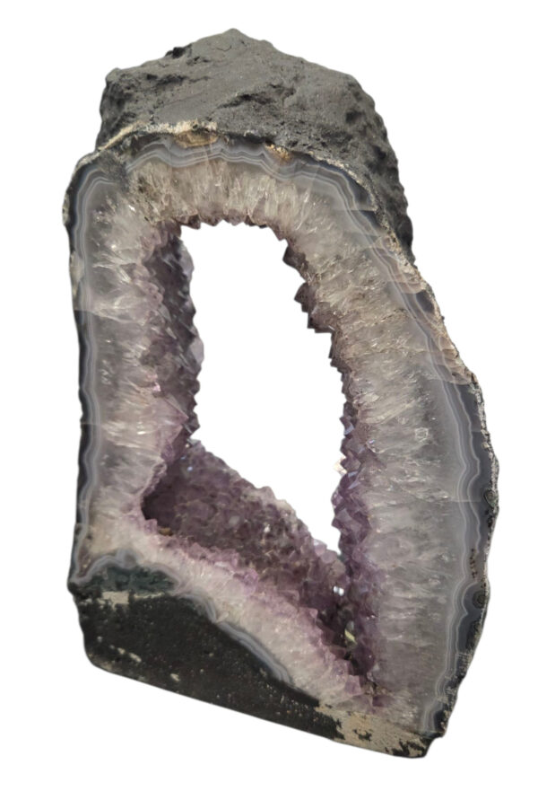 amethyst geode backside