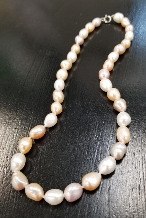 baroque shaped freshwater pearl necklace