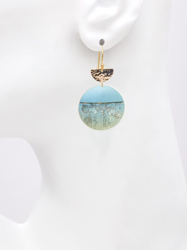 Green Karina earrings by jewelry designer Holly Yashi