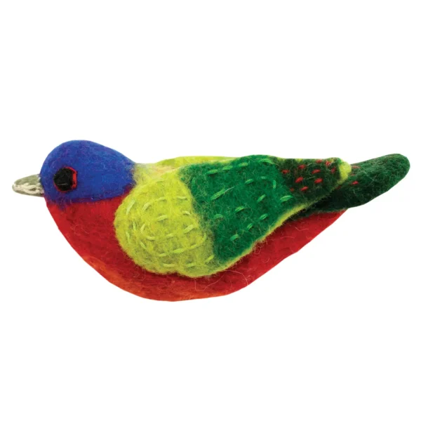 felted bird Christmas Ornament