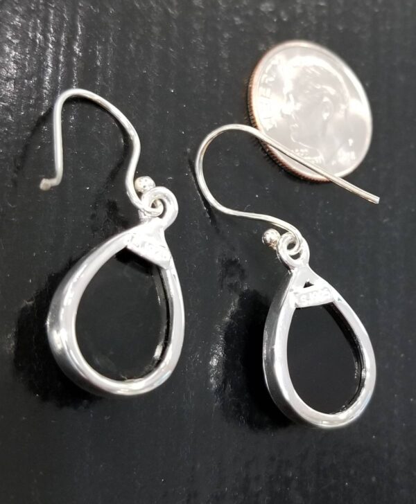 back of sterling silver earrings