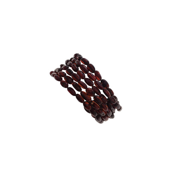 Cherry Amber wrap bracelet