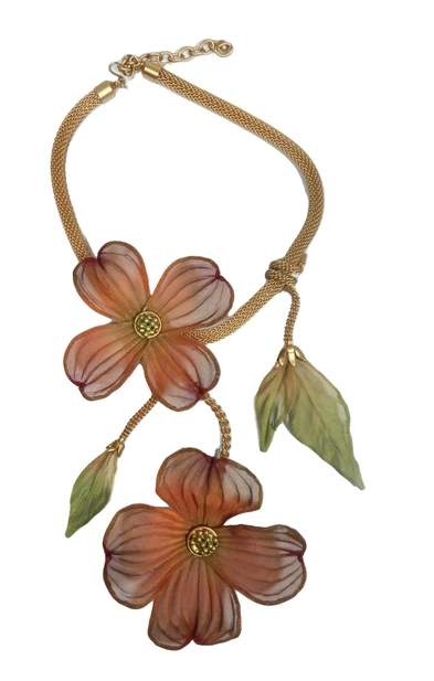 dogwood flower necklace