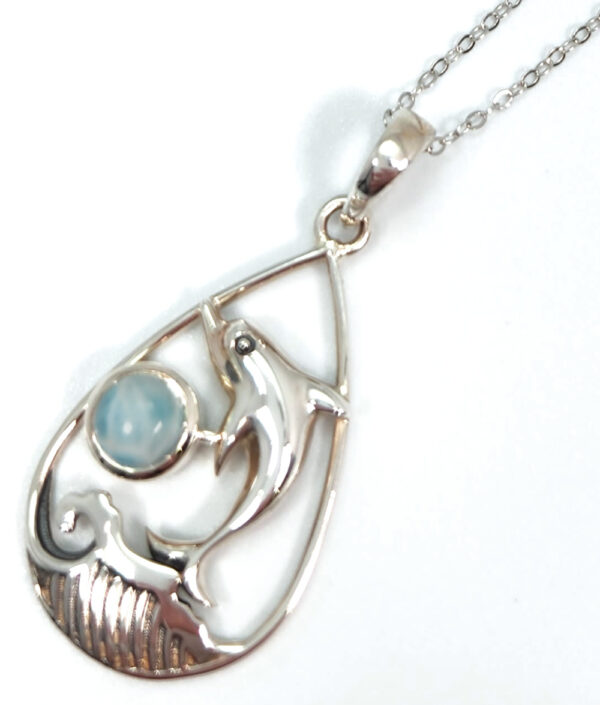 larimar dolphin necklace
