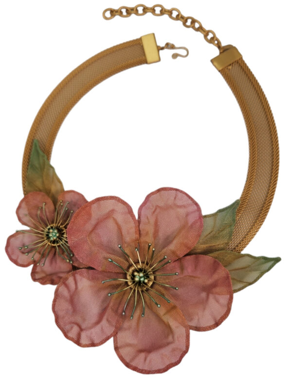 Cherry blossom necklace by jewelry designer Sarah Cavender