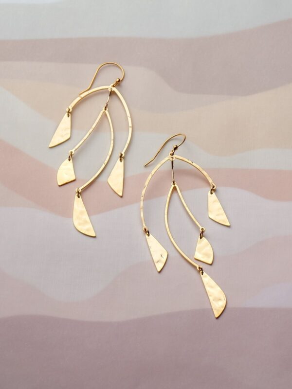 Holly Yashi South Beach earrings in goldtone