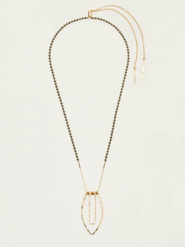 long Insights necklace by Holly Yashi, with adjustable slider