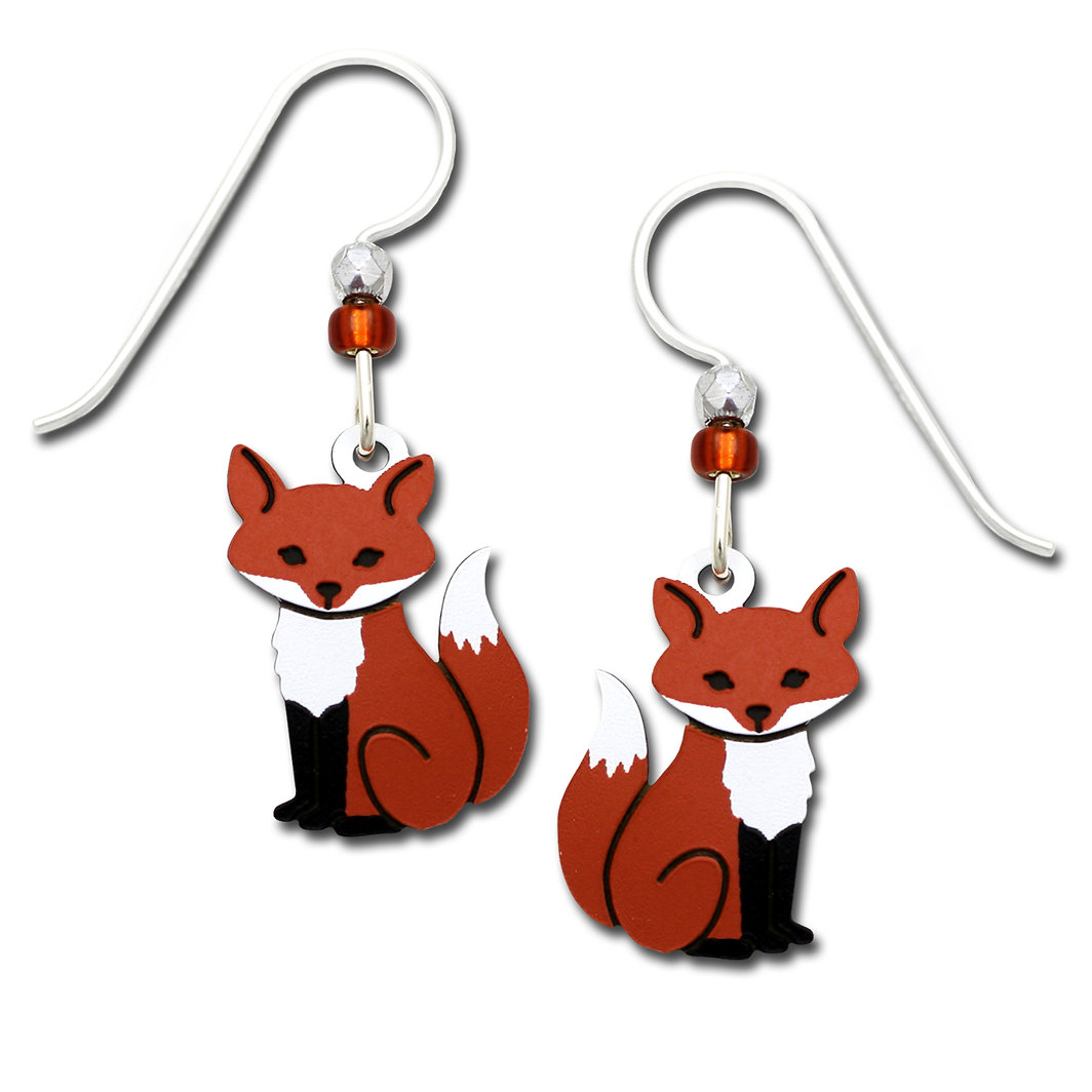 Fox earrings by Sienna Sky